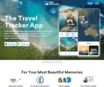 Findpenguins.com(Travel Tracker And Travel Journal App) Screenshot