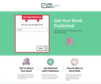 Findpublishinghelp.com(Find Publishing Help) Screenshot