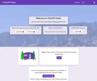 FindrvParks.com(Map Search for RV Parks and Campgrounds with Photos) Screenshot