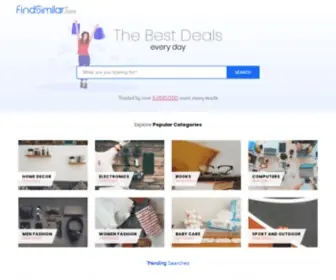 Findsimilar.com(Get the best deals at) Screenshot