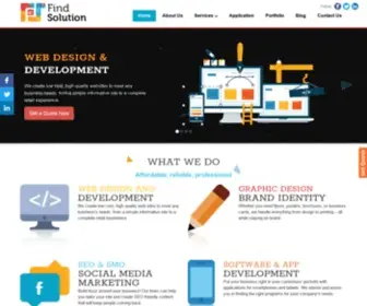 Findsolution.in(Web Design Services) Screenshot