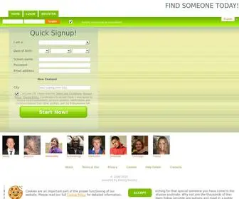 Findsomeone.net(Professional New Zealand singles dating) Screenshot