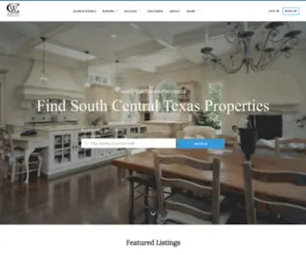 FindsouthcentraltXproperties.com(Find South Central Texas Properties provided by Wendy Cline Properties Group) Screenshot