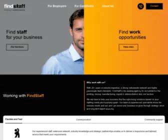 Findstaff.com.au(Findstaff) Screenshot