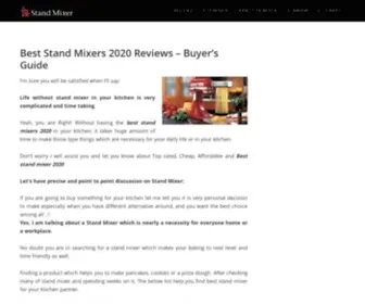 Findstandmixer.com(Best Stand MixersBuyer's Guide and Reviews) Screenshot