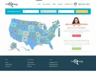 Findtaxexperts.com(Find Tax Experts) Screenshot