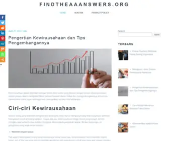 Findtheaaanswers.org(Findtheaaanswers) Screenshot