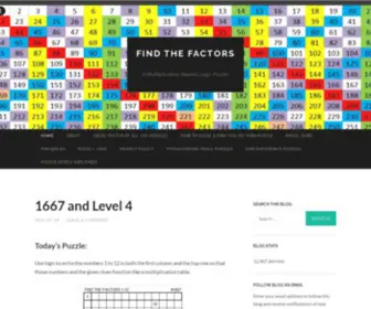 Findthefactors.com(Find the Factors) Screenshot