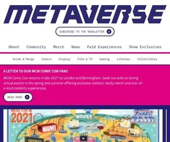 Findthemetaverse.com(New York Comic Con x MCM Comic Con Metaverse) Screenshot
