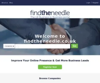 Findtheneedle.co.uk(Find The Needle) Screenshot