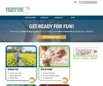 Findtimeforfun.com(Northeast Ohio Family Fun) Screenshot