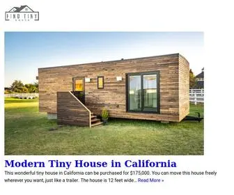 Findtinyhouse.com(Find Tiny House) Screenshot