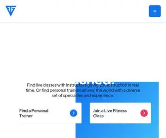 Findtraingain.com(Personal Trainers) Screenshot