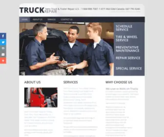 Findtrucksservice.com(Find Trucks Service Semi Truck Trailer Repair) Screenshot