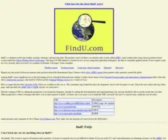Findu.com(APRS Database Access) Screenshot