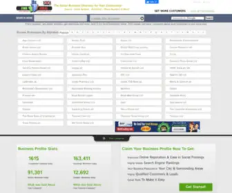 Finduslocal.org.uk(Find a Business) Screenshot