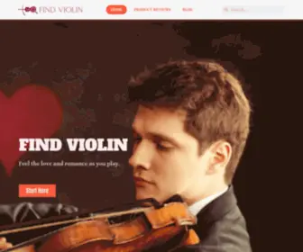 Findviolin.com(Your Ultimate Guides for Finding the Violins You Need) Screenshot