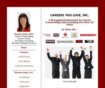 Findworkyoulove.com(Careers You Love Inc) Screenshot