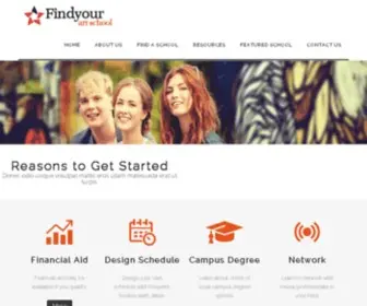 Findyourartschool.com(Complete Directory of the Best Art Schools) Screenshot