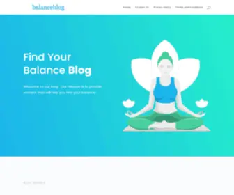Findyourbalanceblog.org(Find Your Balance Blog) Screenshot