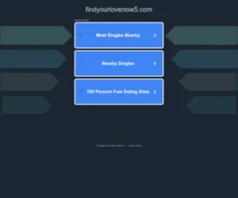 Findyourlovenow5.com(findyourlovenow5) Screenshot