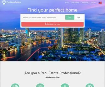 Findyourspace.co(Real-estate property for rent and sale in Thailand) Screenshot