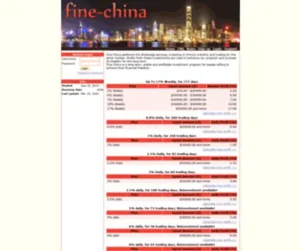 Fine-China.biz(Fine China) Screenshot