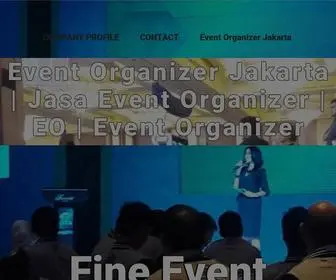 Fine-EO.com(Event Organizer Jakarta) Screenshot