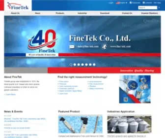 Fine-TEK.com(桓達科技股份有限公司) Screenshot