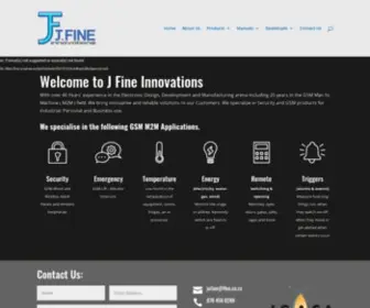 Fine.co.za(J Fine Innovations) Screenshot