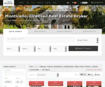 Finealbanyhomes.com(Monticello) Screenshot