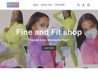 Fineandfitshop.com(Fine and Fit) Screenshot