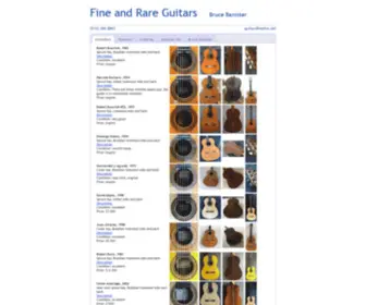 Fineandrareguitars.com(Fine and Rare Guitars) Screenshot