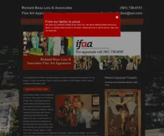 Fineartappraisersboyntonbeach.com(Richard Beau Lieu & Associates Fine Art Appraisers) Screenshot