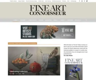 Fineartconnoisseur.com(Fine Art Connoisseur) Screenshot