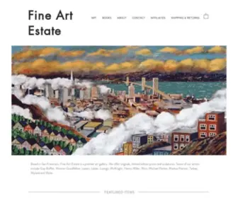 Fineartestate.com(Fine art for sale) Screenshot