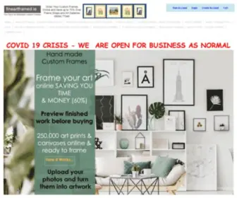 Fineartframed.ie(Picture Framing) Screenshot