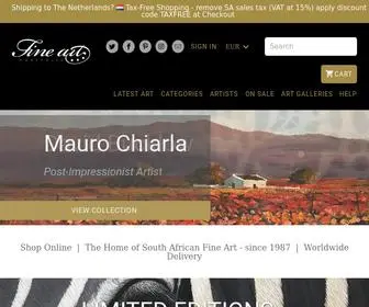 Fineartportfolio.com(Buy South African Art Online) Screenshot