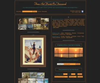 Fineartprintsondemand.com(Fine Art Prints on Demand) Screenshot