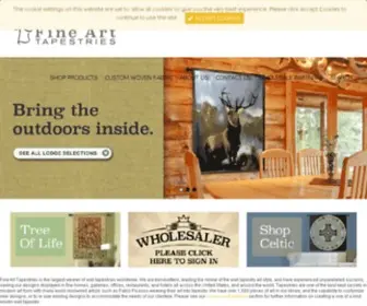 Finearttapestries.com(Jacquard Woven Wall Tapestries) Screenshot