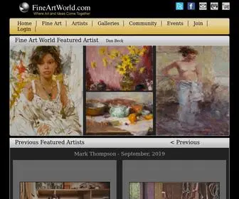 Fineartworld.com(Fine Art World) Screenshot