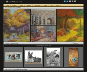 Fineaw.com(Fine Art World) Screenshot