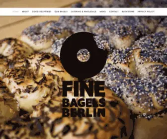 Finebagels.com(Fine Bagels) Screenshot