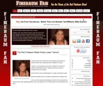 Finebaumfan.com(Fan the Flames of the Paul Finebaum Radio Show) Screenshot