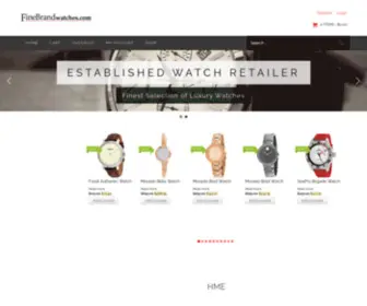 Finebrandwatches.com(Guaranteed Authentic Watches like Gucci) Screenshot