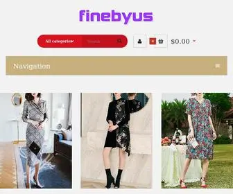 Finebyus.com(Finebyus Store) Screenshot