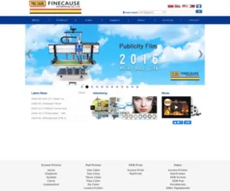 Finecause.com(Front Pag) Screenshot