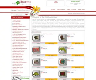 Finecharms.com(Fine italian charm bracelet) Screenshot