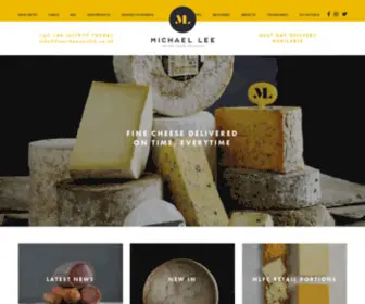 Finecheesesltd.co.uk(Cheese specialists with an unrivalled catalogue of the finest British and continental cheeses) Screenshot