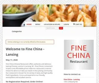 Finechinami.com(Order Chinese online from Fine China) Screenshot